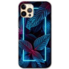 Apple iPhone 12 Pro Max Mekanik Yaprak 4 Baskılı Uyumlu Silikon Kılıf
