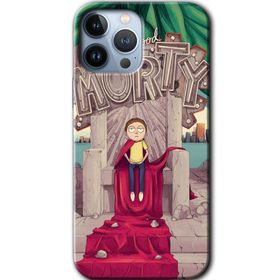 Apple iPhone 12 Pro Max Morty Baskılı Uyumlu Silikon Kılıf