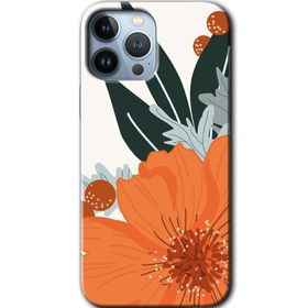 Apple iPhone 12 Pro Max Portakal Çiçeği Baskılı Uyumlu Silikon Kılıf