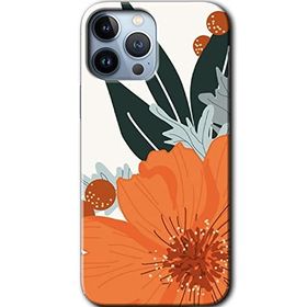Apple iPhone 12 Pro Max Portakal Çiçeği Baskılı Uyumlu Silikon Kılıf
