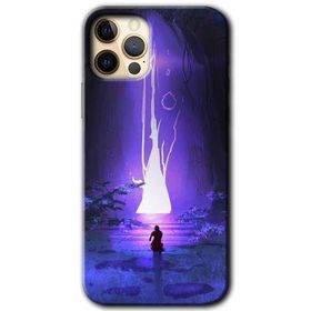 Apple iPhone 12 Pro Max Wanderer Silhouette Baskılı Uyumlu Silikon Kılıf