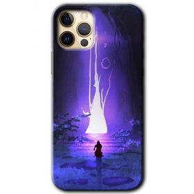 Apple iPhone 12 Pro Max Wanderer Silhouette Baskılı Uyumlu Silikon Kılıf