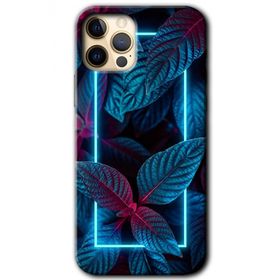 Apple iPhone 12 Pro Mekanik Yaprak 4 Baskılı Uyumlu Silikon Kılıf