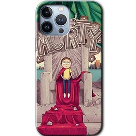 Apple iPhone 12 Pro Morty Baskılı Uyumlu Silikon Kılıf