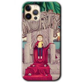 Apple iPhone 12 Pro Morty Baskılı Uyumlu Silikon Kılıf