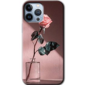 Apple iPhone 12 Pro Retro Gül Baskılı Uyumlu Silikon Kılıf
