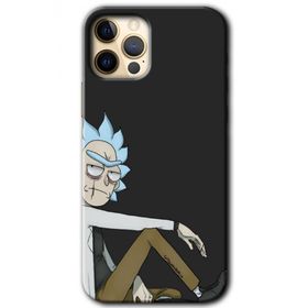 Apple iPhone 12 Pro Rick Baskılı Uyumlu Silikon Kılıf