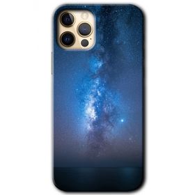 Apple iPhone 12 Pro Samanyolu Baskılı Uyumlu Silikon Kılıf