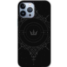 Apple iPhone 12 Pro Siyah Mandala 1 Baskılı Uyumlu Silikon Kılıf