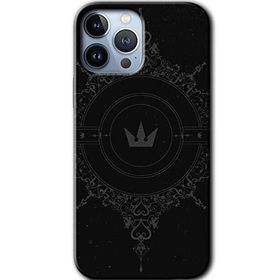 Apple iPhone 12 Pro Siyah Mandala 1 Baskılı Uyumlu Silikon Kılıf