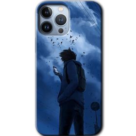 Apple iPhone 12 Pro Sonbahar Yalnızlığı Baskılı Uyumlu Silikon Kılıf