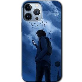 Apple iPhone 12 Pro Sonbahar Yalnızlığı Baskılı Uyumlu Silikon Kılıf