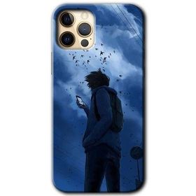Apple iPhone 12 Pro Sonbahar Yalnızlığı Baskılı Uyumlu Silikon Kılıf