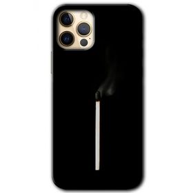 Apple iPhone 12 Pro Sönmüş Kibrit Baskılı Uyumlu Silikon Kılıf