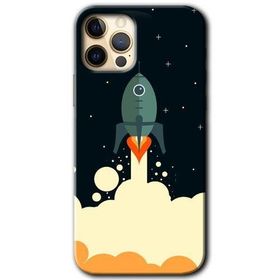 Apple iPhone 12 Pro Space Smoke Baskılı Uyumlu Silikon Kılıf