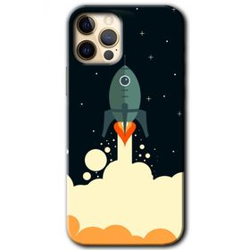 Apple iPhone 12 Pro Space Smoke Baskılı Uyumlu Silikon Kılıf
