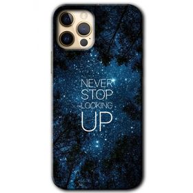 Apple iPhone 12 Pro Stars Wallpaper Baskılı Uyumlu Silikon Kılıf
