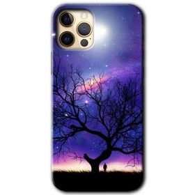 Apple iPhone 12 Pro Uzay Silüet Baskılı Uyumlu Silikon Kılıf