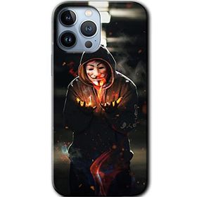 Apple iPhone 12 Pro V for Fire Baskılı Uyumlu Silikon Kılıf