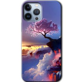 Apple iPhone 12 Pro Wash Red Wall Baskılı Uyumlu Silikon Kılıf