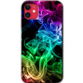 Apple iPhone 12 Smoke Colorful Baskılı Uyumlu Silikon Kılıf