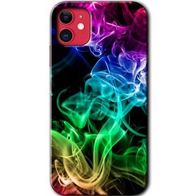 Apple iPhone 12 Smoke Colorful Baskılı Uyumlu Silikon Kılıf