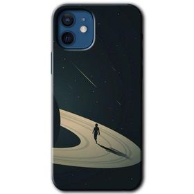 Apple iPhone 12 Space Planet Baskılı Uyumlu Silikon Kılıf