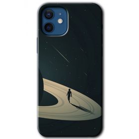 Apple iPhone 12 Space Planet Baskılı Uyumlu Silikon Kılıf