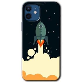 Apple iPhone 12 Space Smoke Baskılı Uyumlu Silikon Kılıf