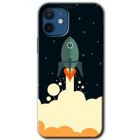 Apple iPhone 12 Space Smoke Baskılı Uyumlu Silikon Kılıf