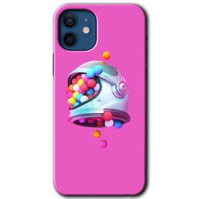 Apple iPhone 12 Uzay Başlığı Baskılı Uyumlu Silikon Kılıf