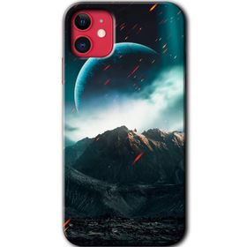 Apple iPhone 12 Uzay Gökyüzü Baskılı Uyumlu Silikon Kılıf