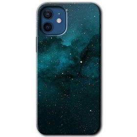 Apple iPhone 12 Yıldızlararası Baskılı Uyumlu Silikon Kılıf