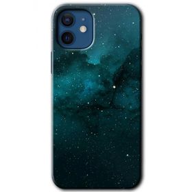 Apple iPhone 12 Yıldızlararası Baskılı Uyumlu Silikon Kılıf
