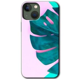 Apple iPhone 13 3D Yaprak Baskılı Uyumlu Silikon Kılıf
