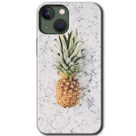 Apple iPhone 13 Ananas Baskılı Uyumlu Silikon Kılıf