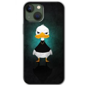 Apple iPhone 13 Angry Duck Baskılı Uyumlu Silikon Kılıf