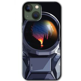 Apple iPhone 13 Astronot Baskılı Uyumlu Silikon Kılıf