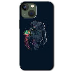 Apple iPhone 13 Astronot Kıyafeti Baskılı Uyumlu Silikon Kılıf