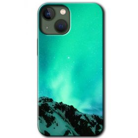 Apple iPhone 13 Aurora Baskılı Uyumlu Silikon Kılıf