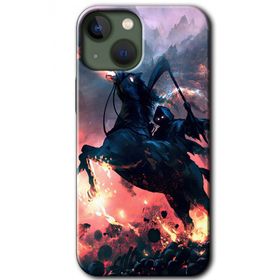 Apple iPhone 13 Bloodhorne Baskılı Uyumlu Silikon Kılıf
