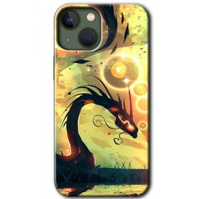 Apple iPhone 13 Digital Dragon Baskılı Uyumlu Silikon Kılıf