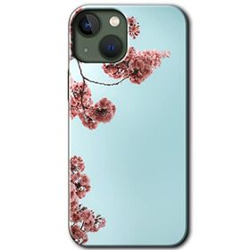 Apple iPhone 13 Japon Çiçeği Baskılı Uyumlu Silikon Kılıf