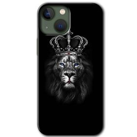 Apple iPhone 13 King Lion Baskılı Uyumlu Silikon Kılıf