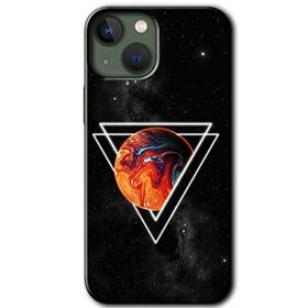 Apple iPhone 13 Kızıl Gezegen Baskılı Uyumlu Silikon Kılıf
