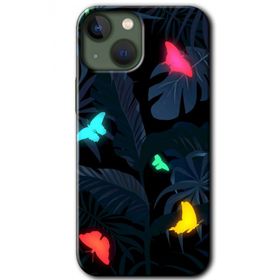 Apple iPhone 13 Lighter Butterfly Baskılı Uyumlu Silikon Kılıf
