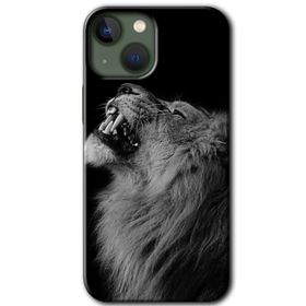 Apple iPhone 13 Lion Baskılı Uyumlu Silikon Kılıf