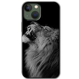 Apple iPhone 13 Lion Baskılı Uyumlu Silikon Kılıf