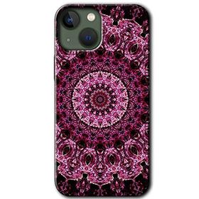 Apple iPhone 13 Mandala Patterns Kaleidoscope Baskılı Uyumlu Silikon Kılıf