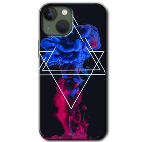 Apple iPhone 13 Mekanik Duman 1 Baskılı Uyumlu Silikon Kılıf